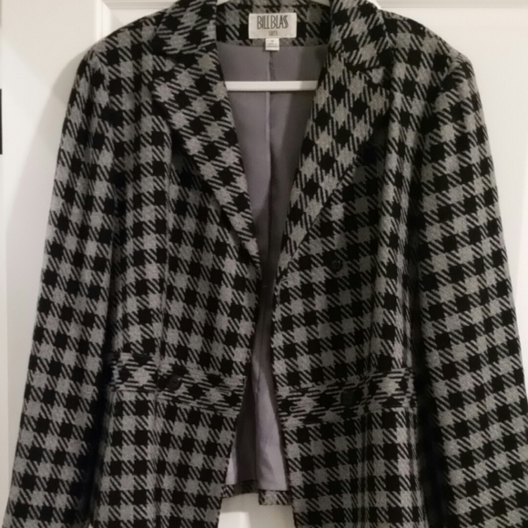 Vintage Bill Blass Houndstooth suit Size 16 - Picture 3 of 8